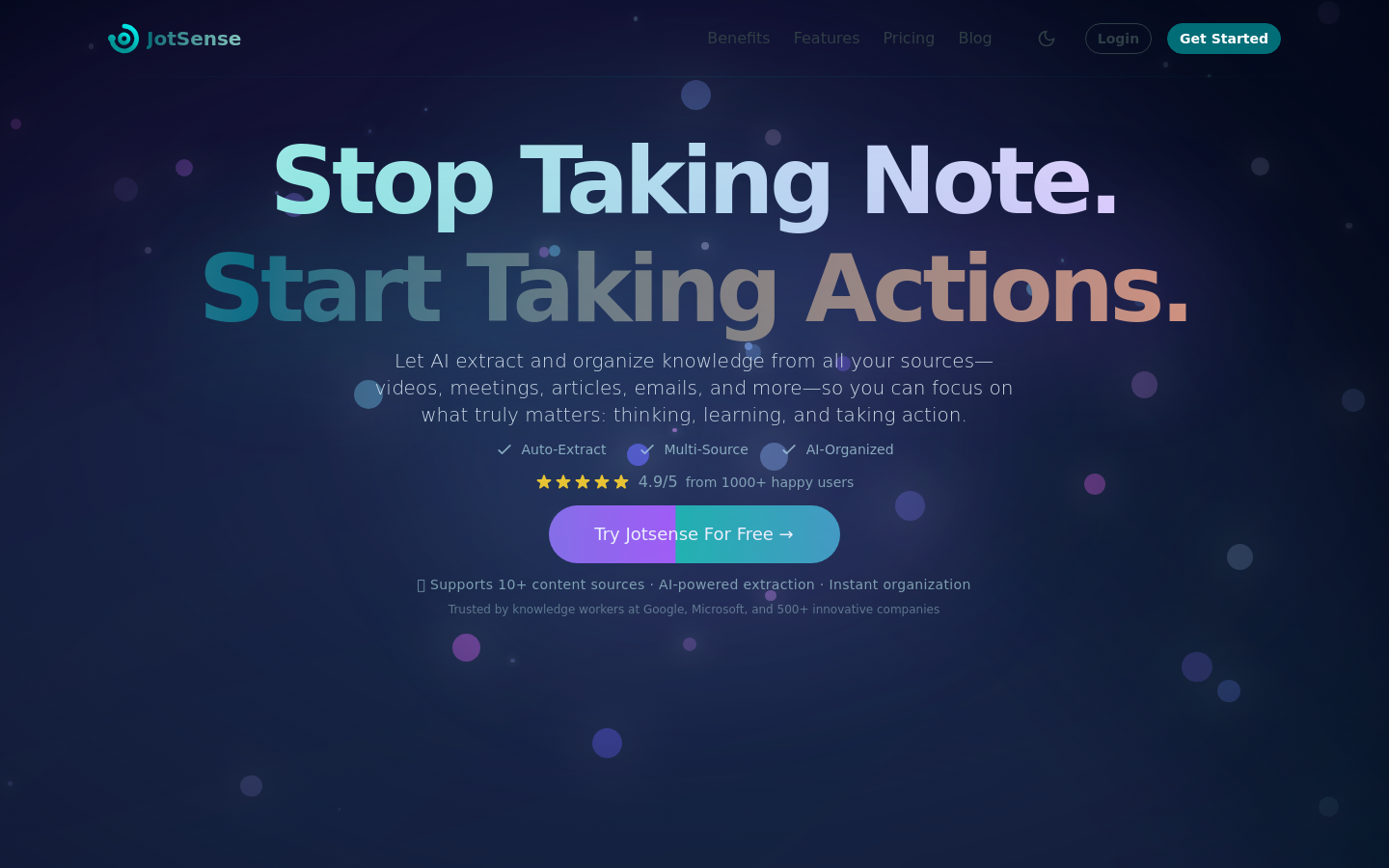 JotSense