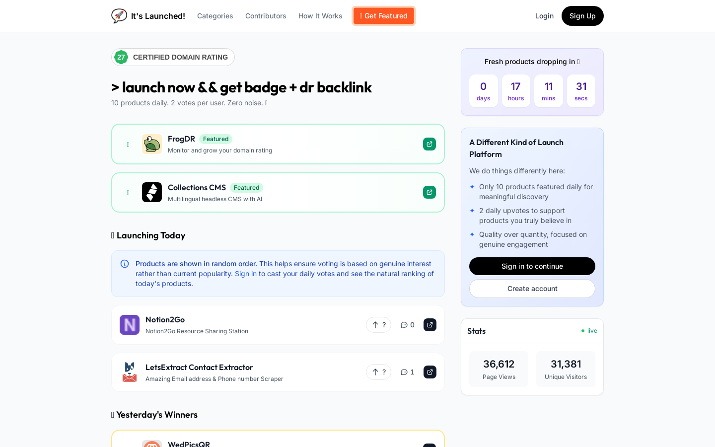ItsLaunched.com