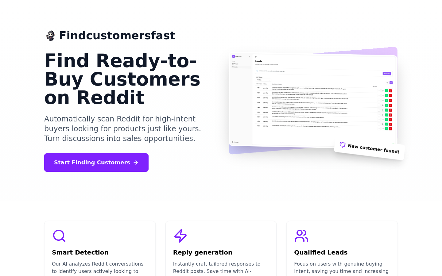 Reddit Customer Finder
