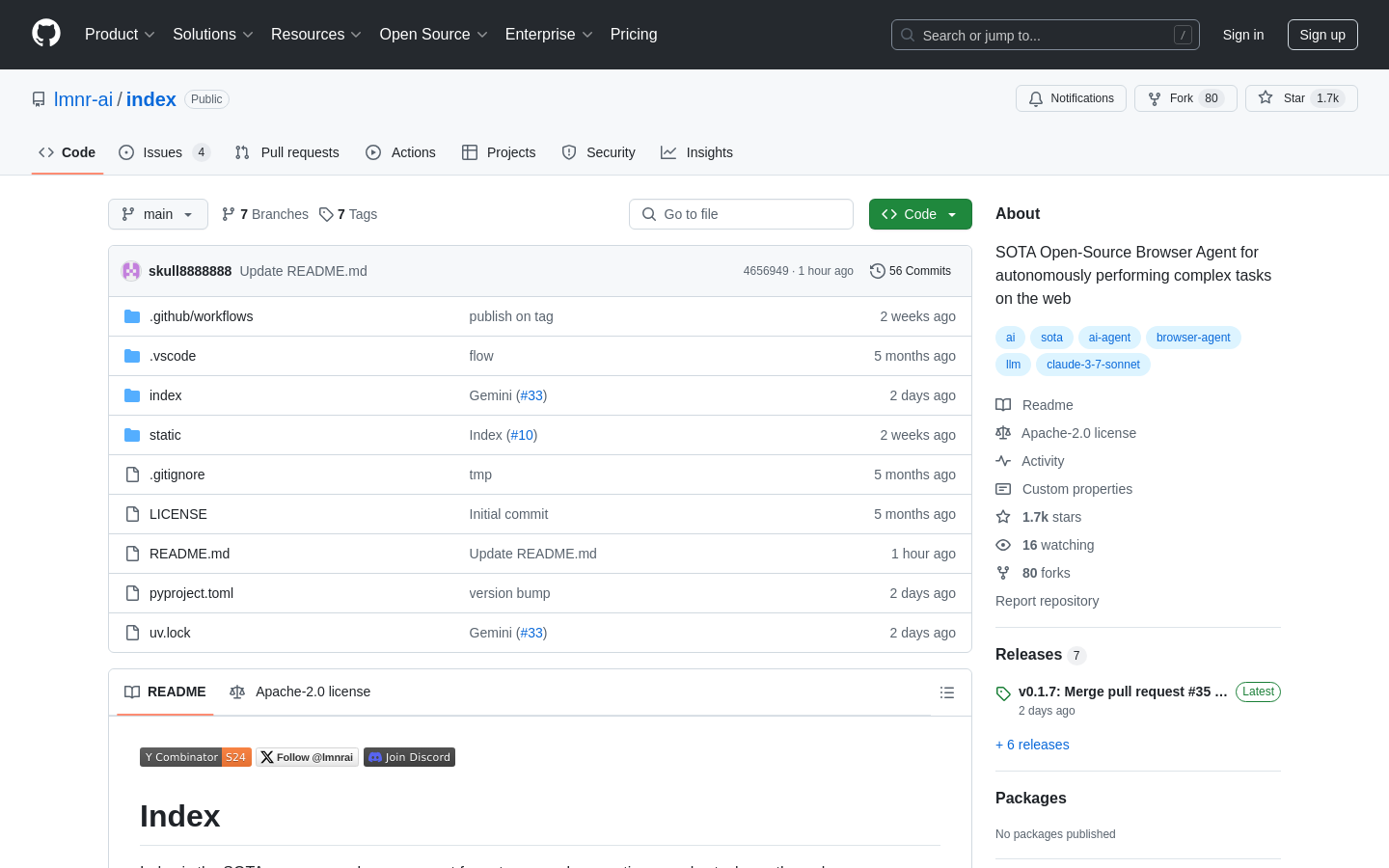 Index Browser Agent