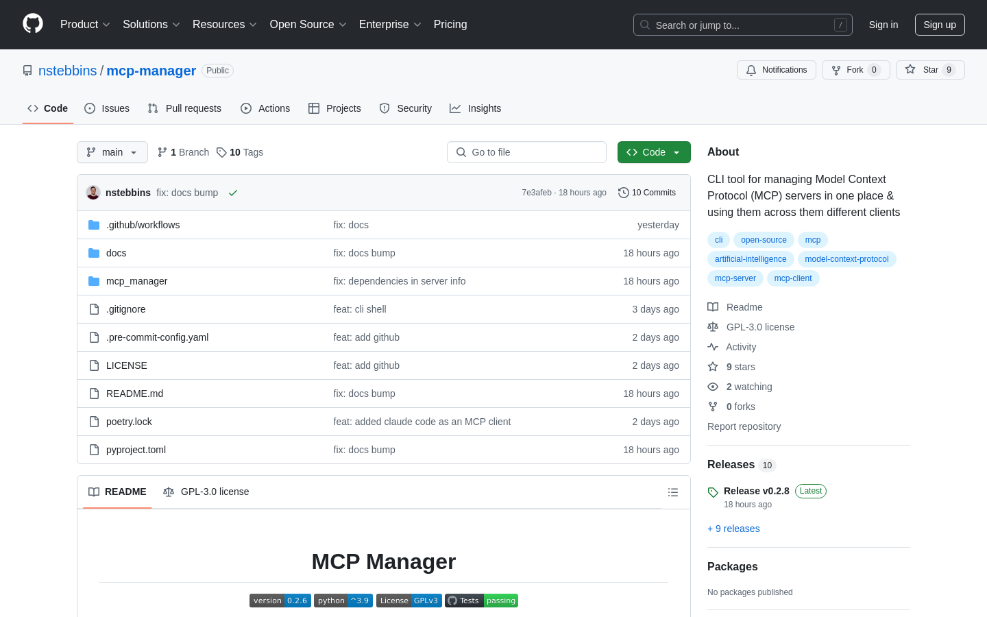 MCP Manager