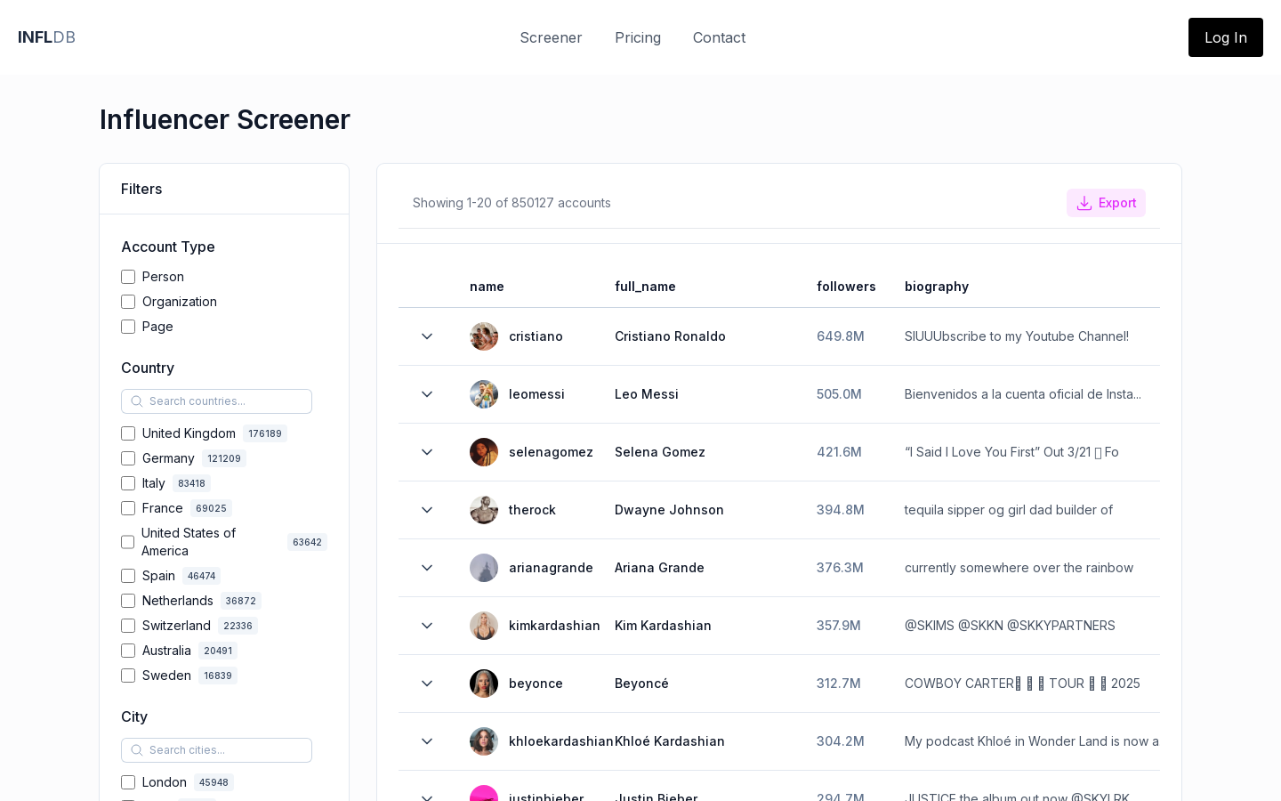 InfluencerBase