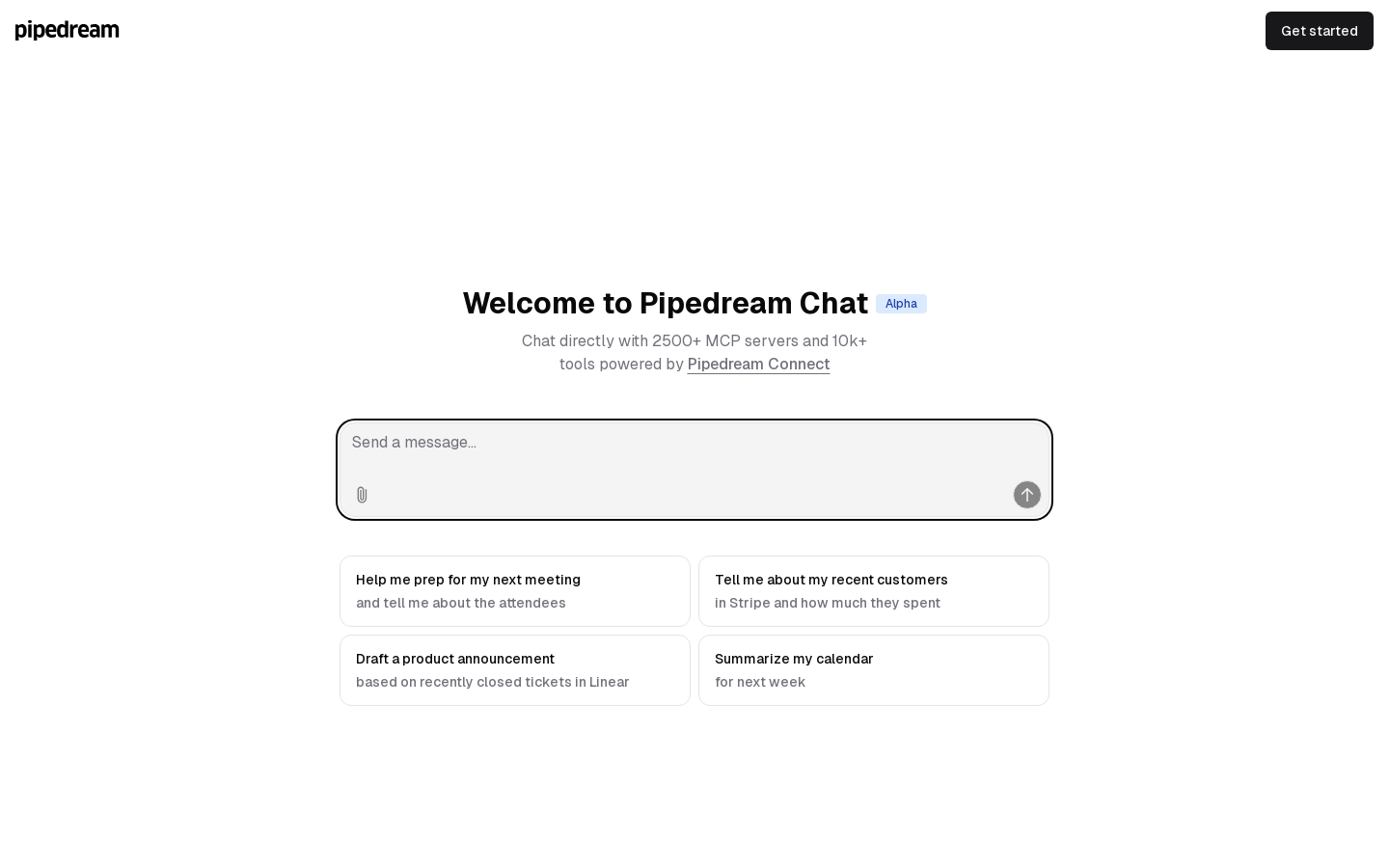 MCP Server Chat