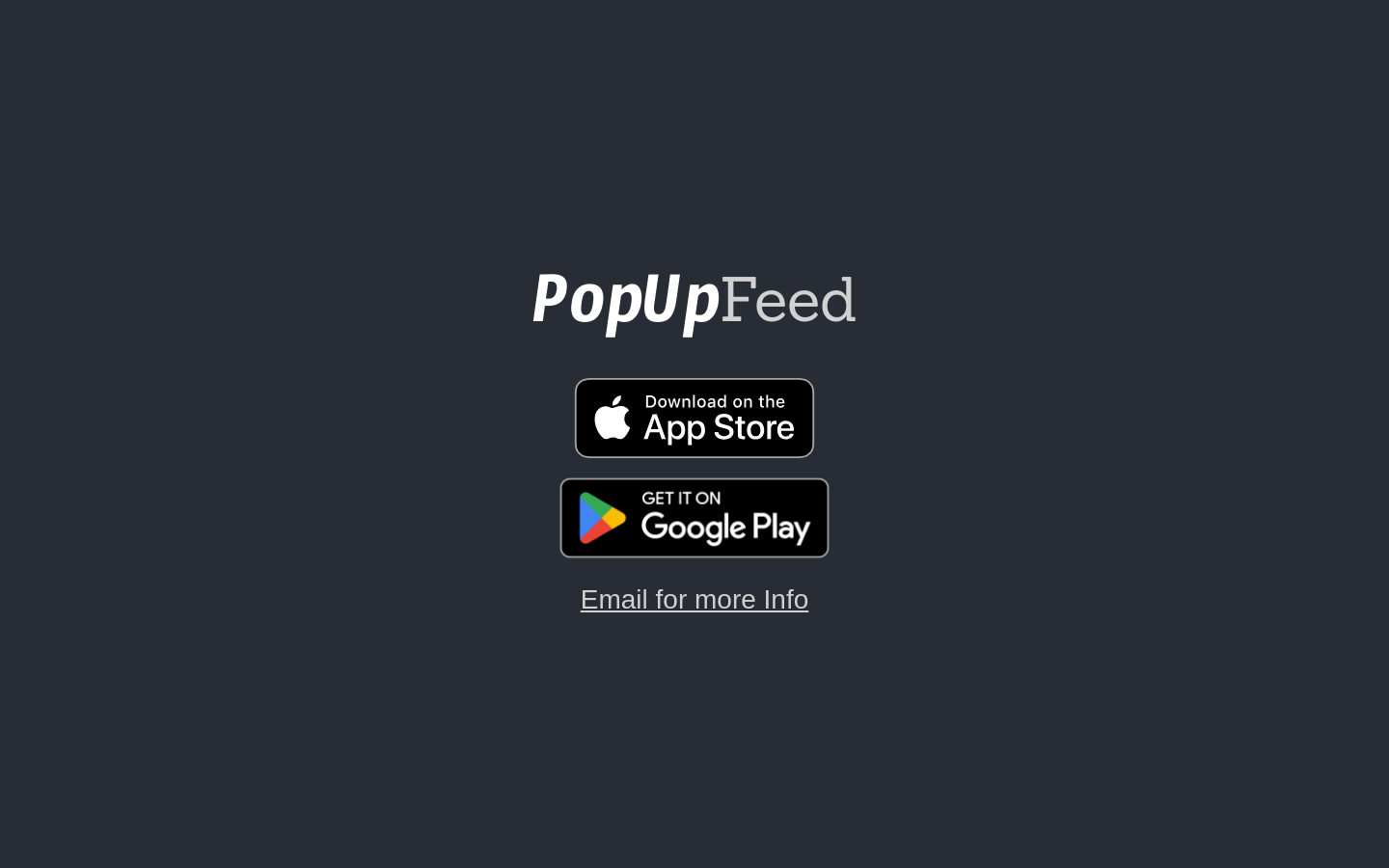 PopUpFeed