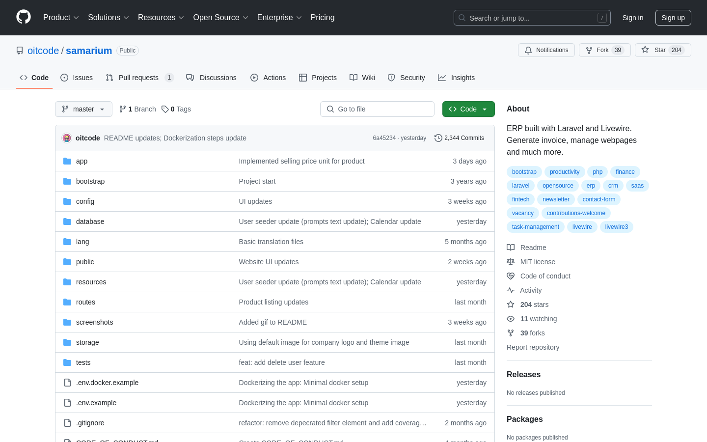 請求書ジェネレーター with Docker