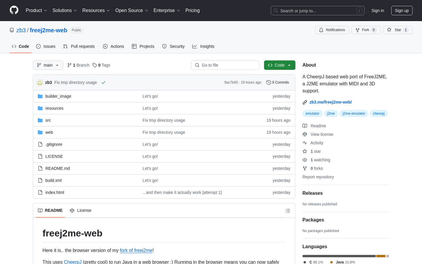 Freej2me-web