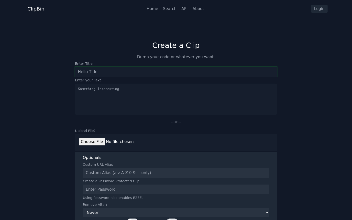 ClipBin