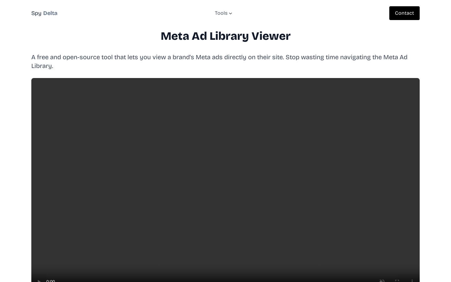 Meta Ad Viewer