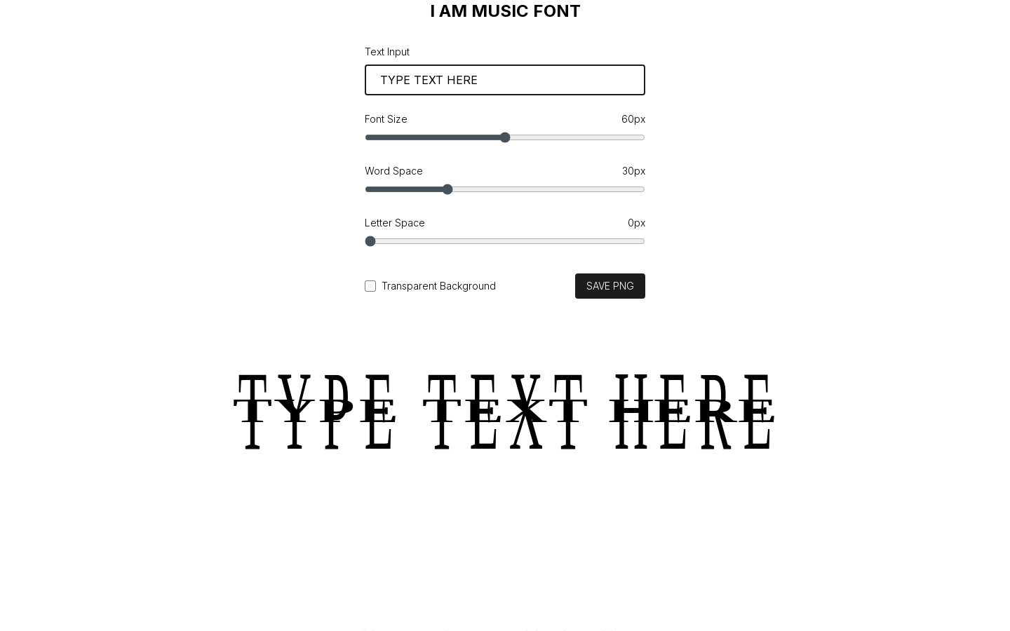 Iammusicfont