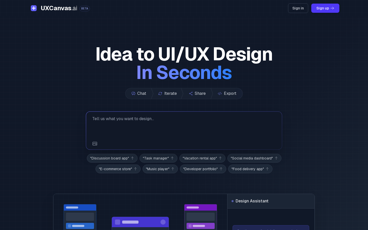 UX Canvas