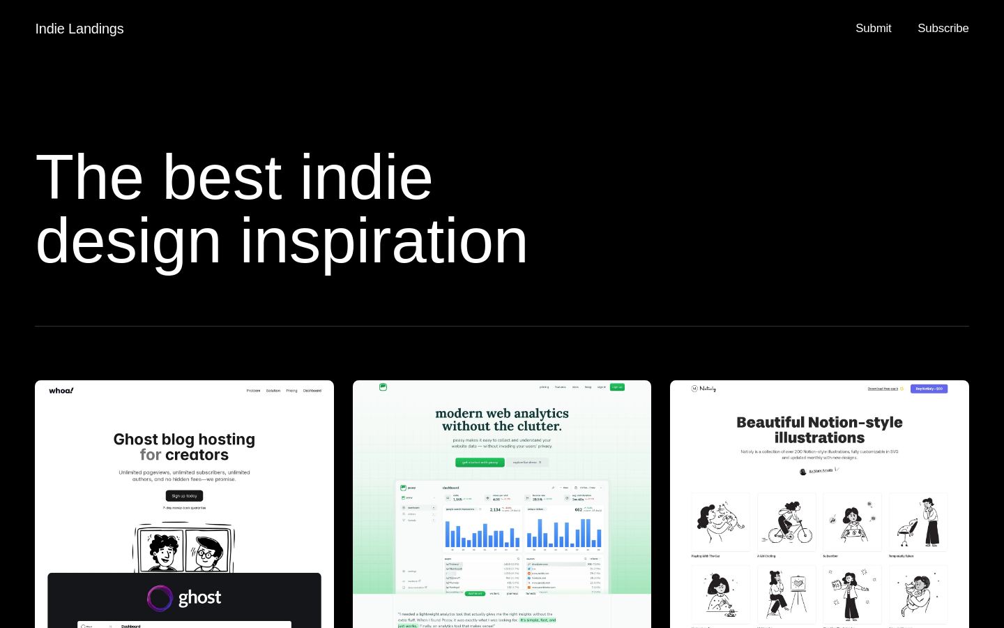 Indie Landings Gallery