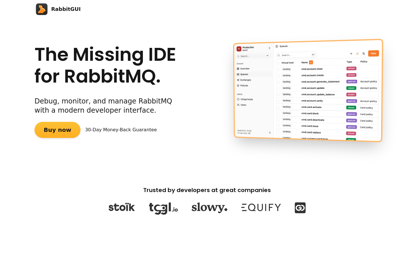 RabbitMQ IDE