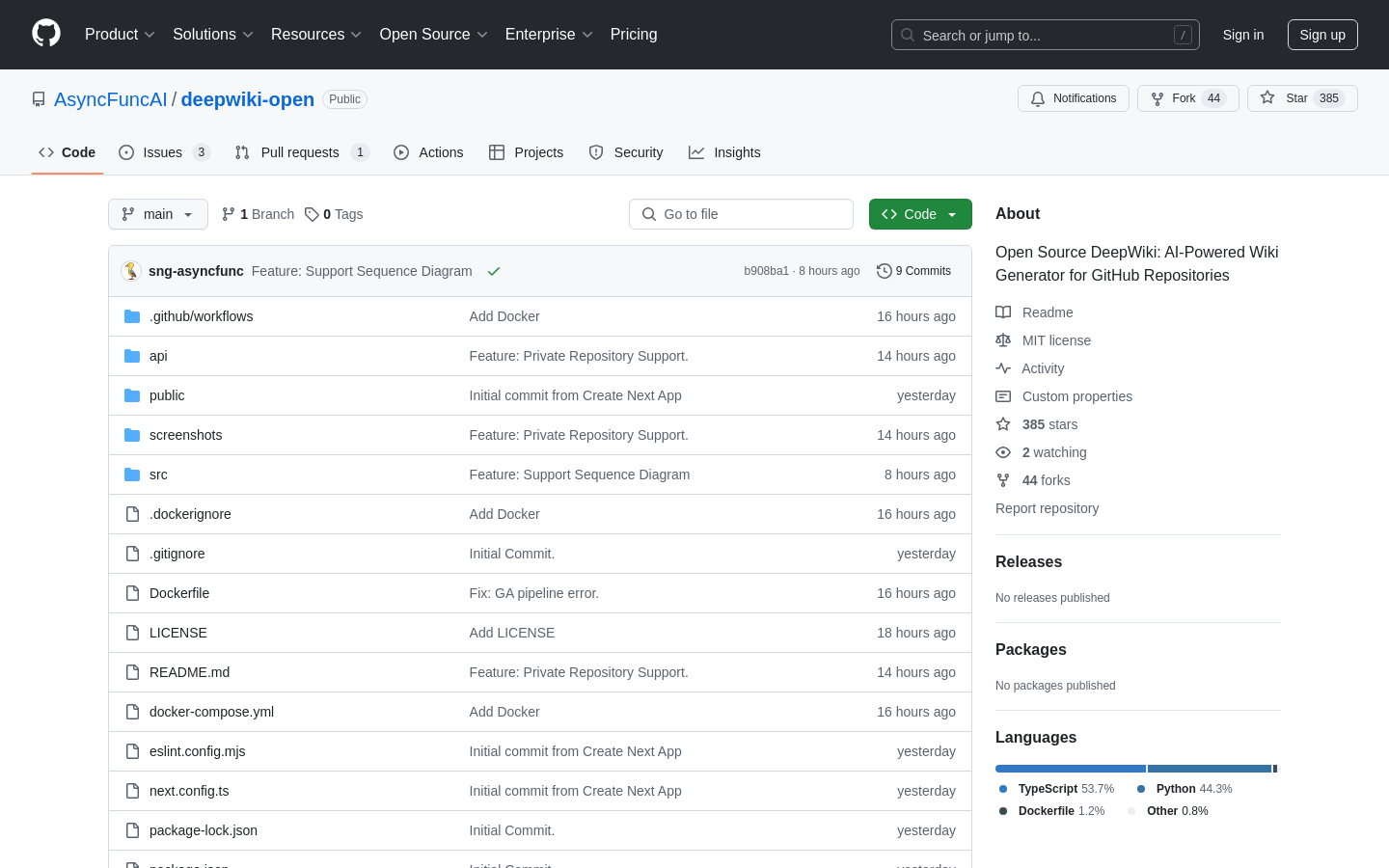 Open DeepWiki