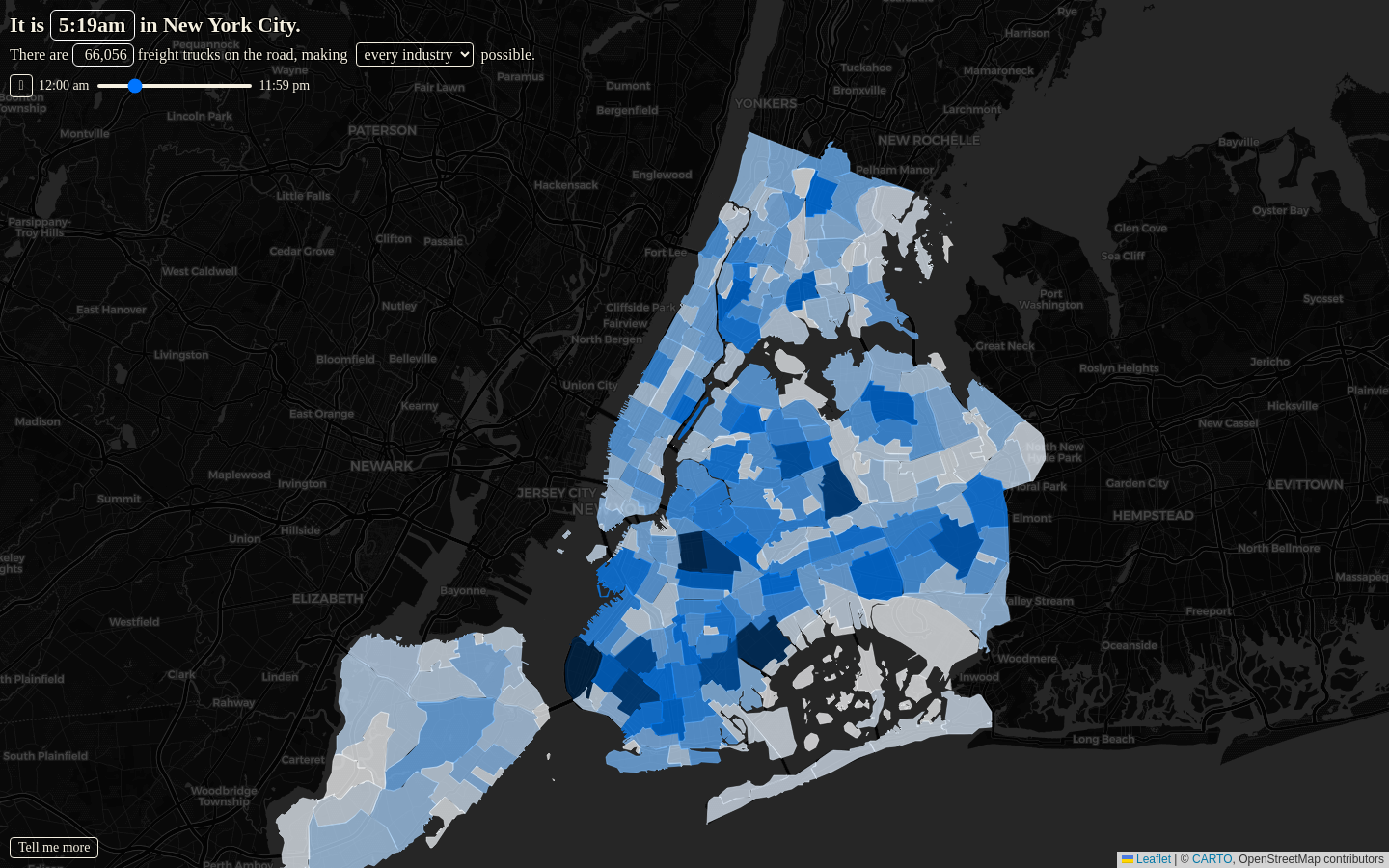NYC Freight Truck Heatmap