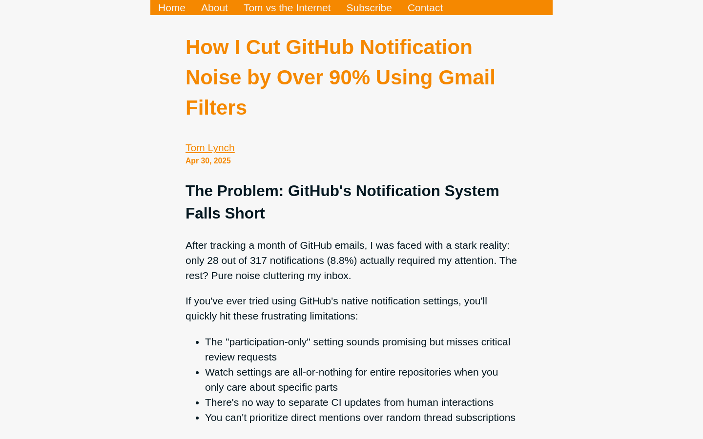 GitHub通知整理ツール