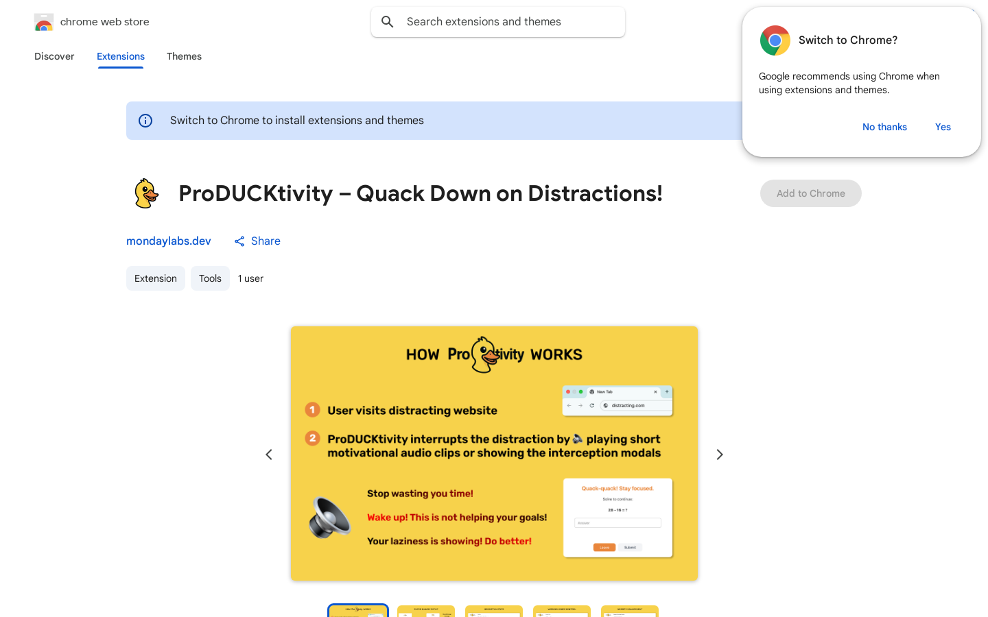 ProDUCKtivity