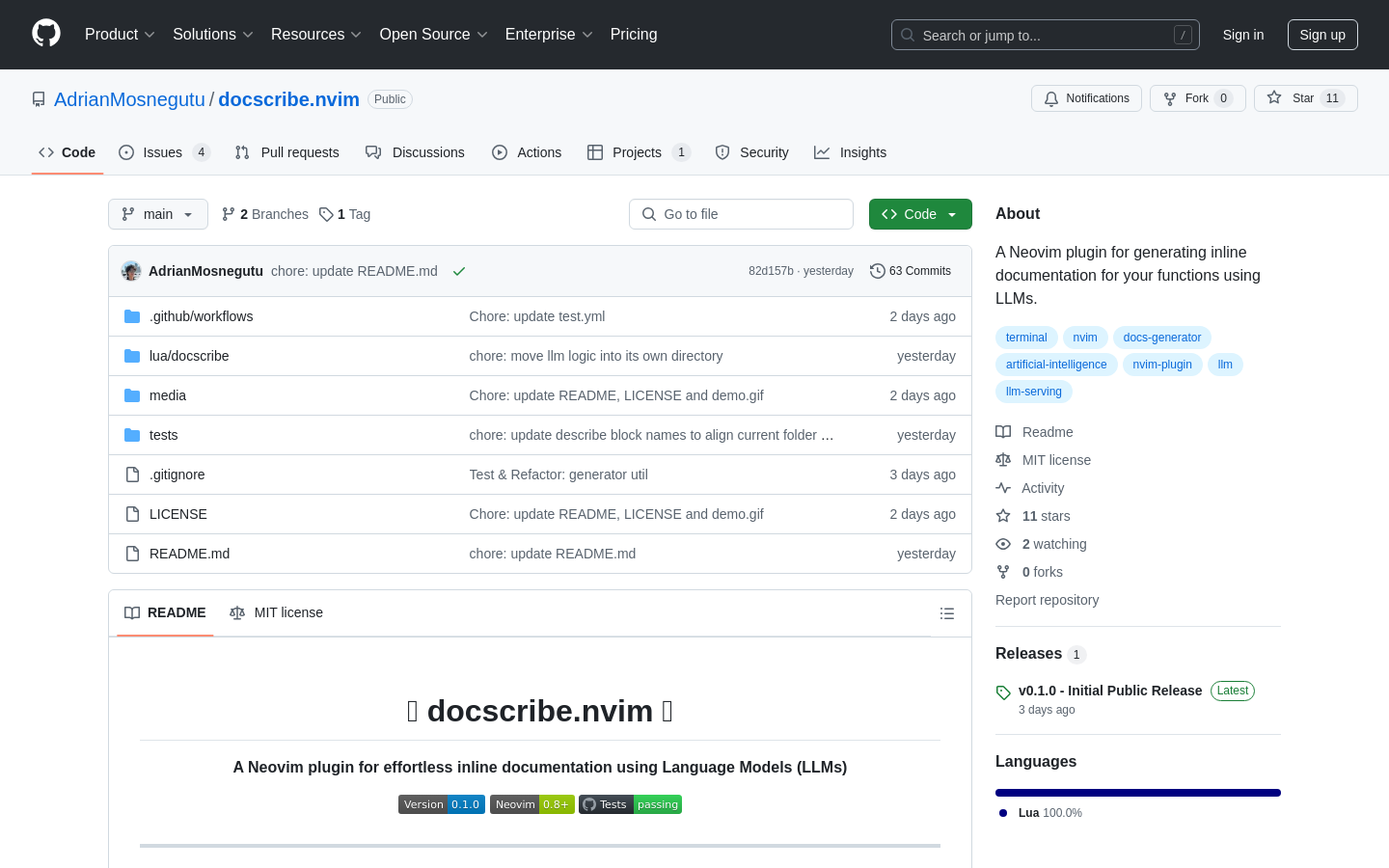 Docscribe.nvim
