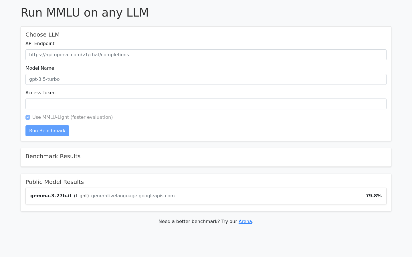 LLM Endpoint Benchmarker