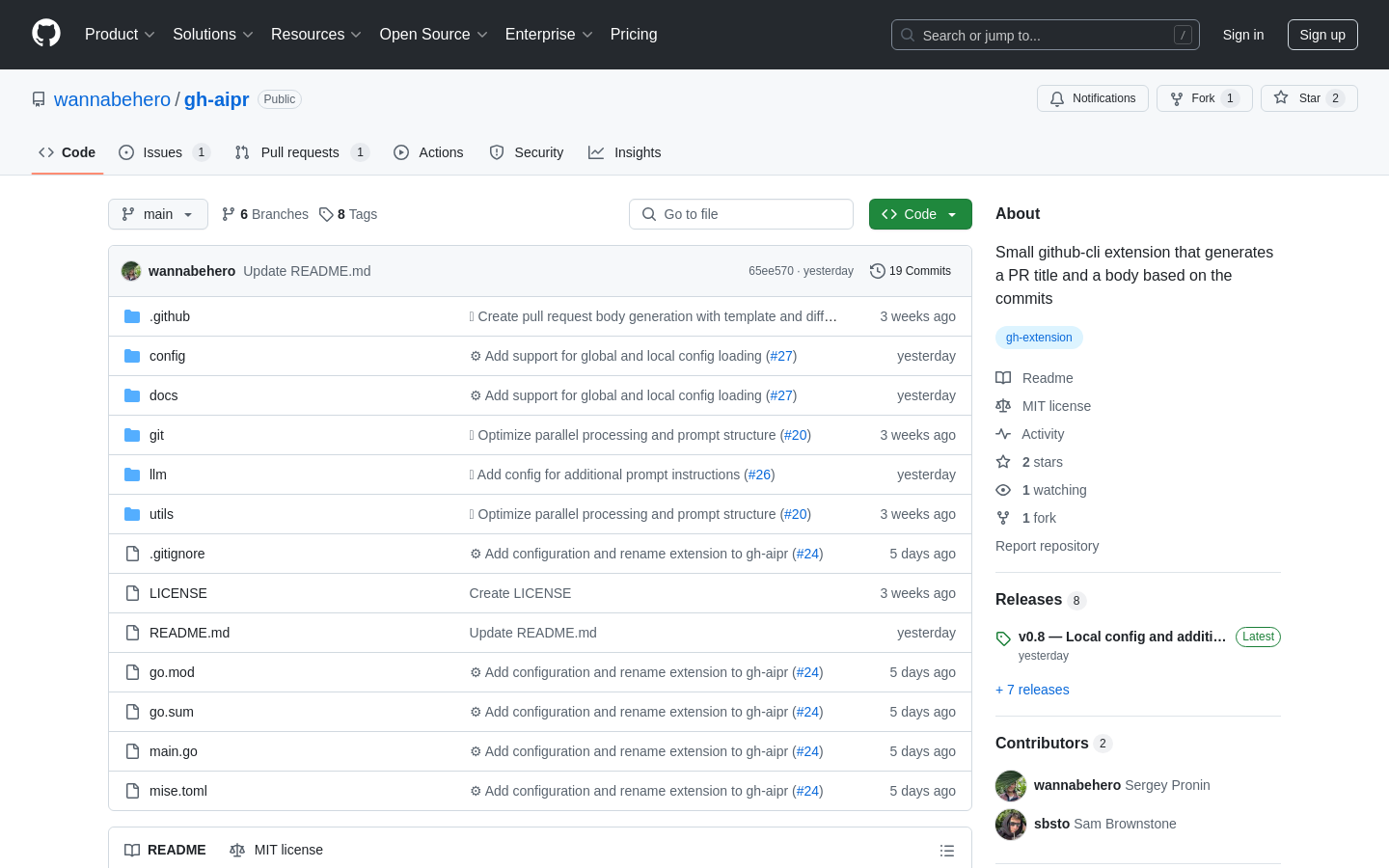 AI 驱动的 GitHub PR 助手
