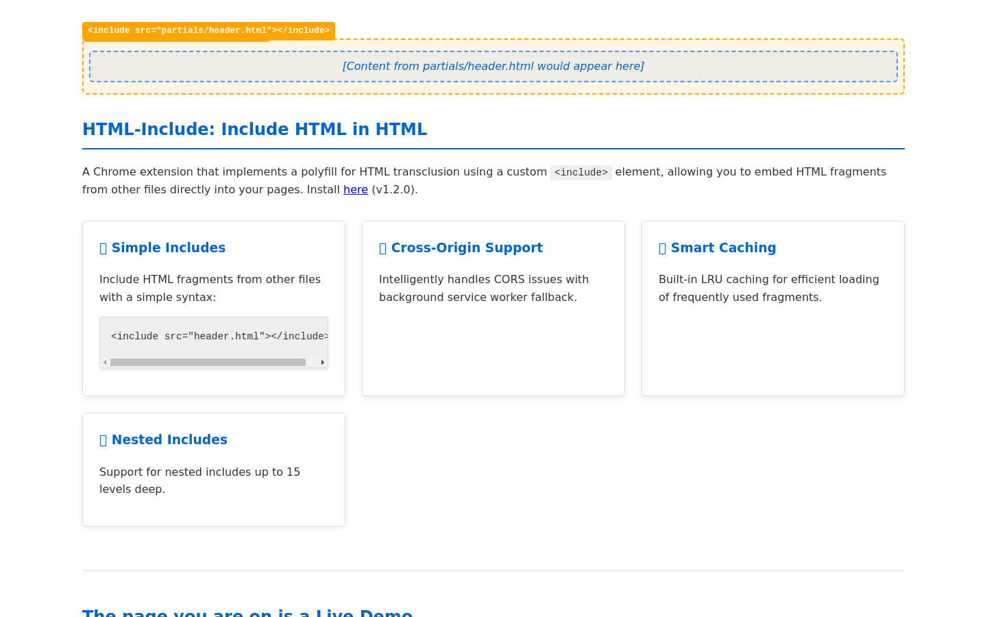 HTML-Include增强工具