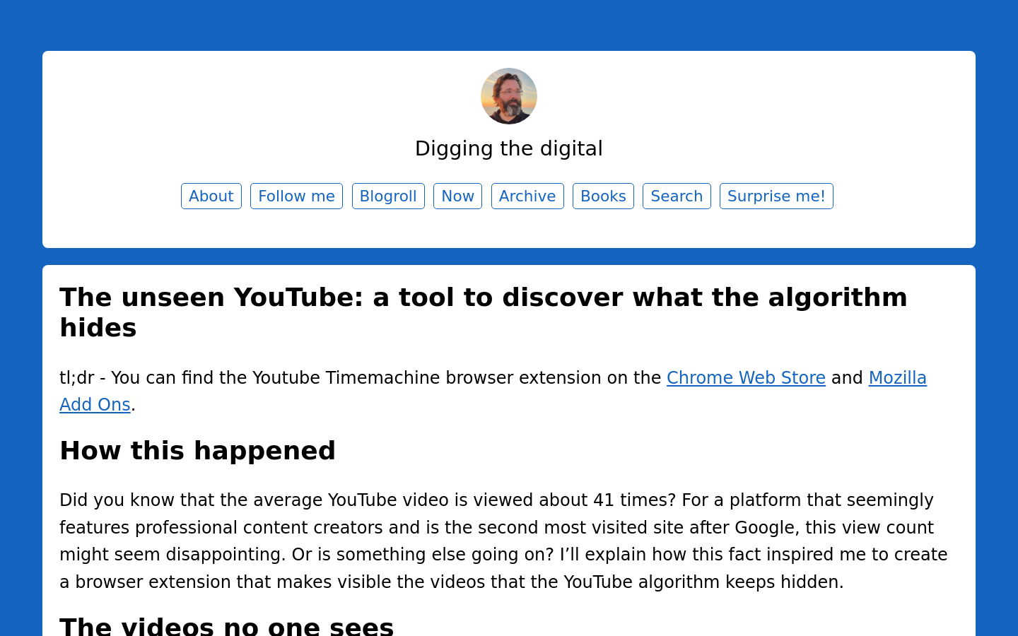 YouTube タイムマシン