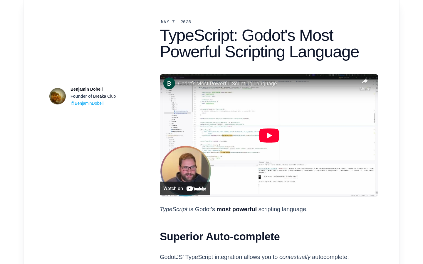 ゴドーTypeScript