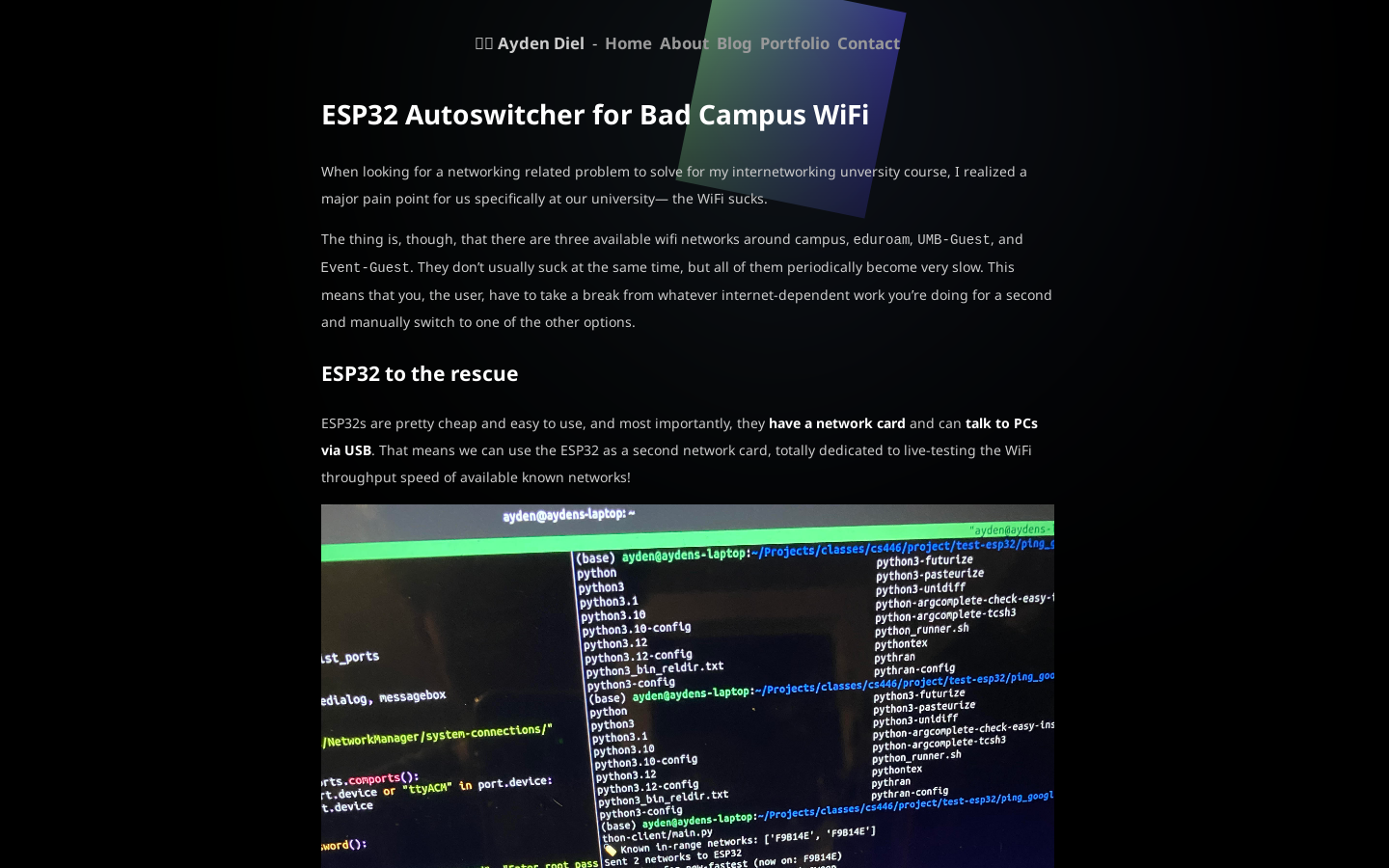 ESP32 自動 WiFi スイッチャー