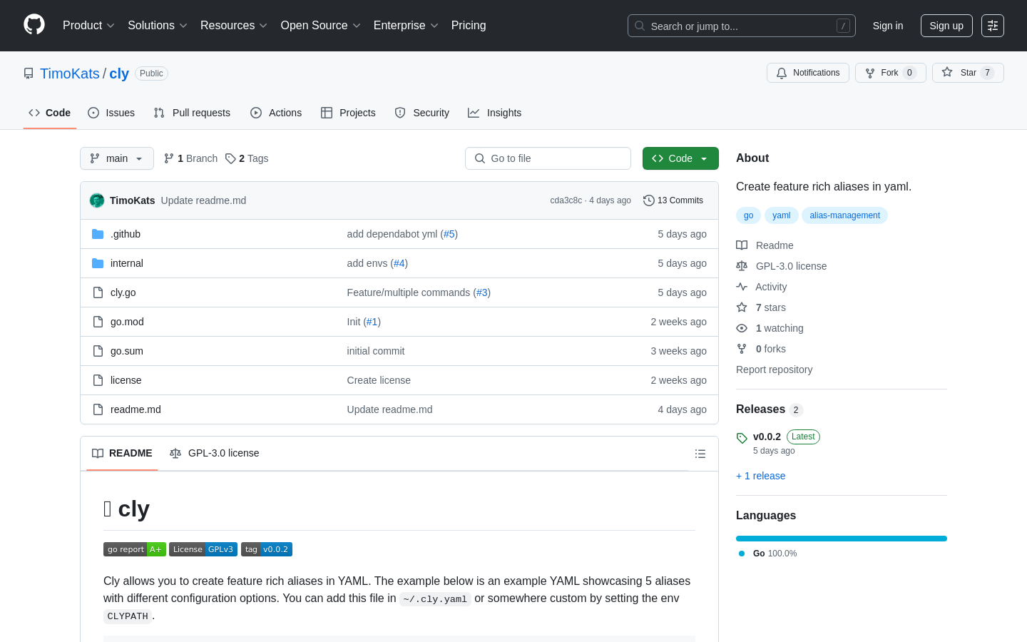 YAML CLI 别名工具