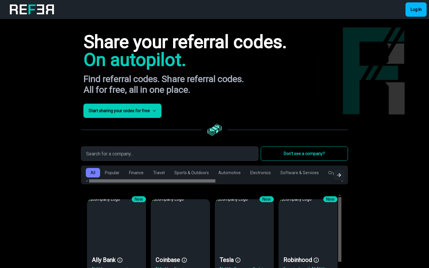 REFER 推荐码自动分享工具