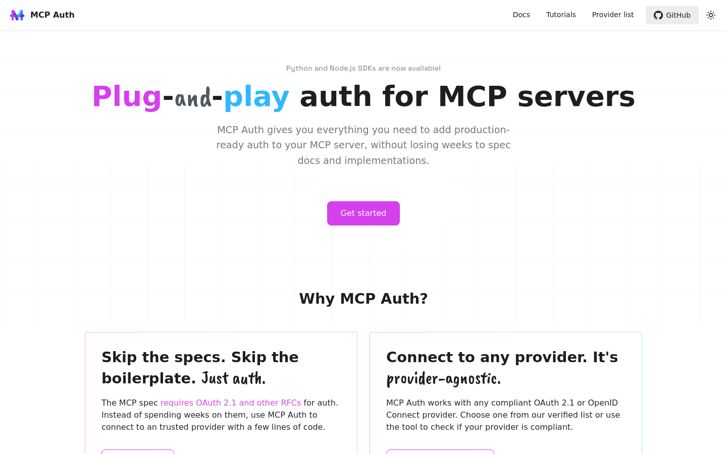 MCP Auth