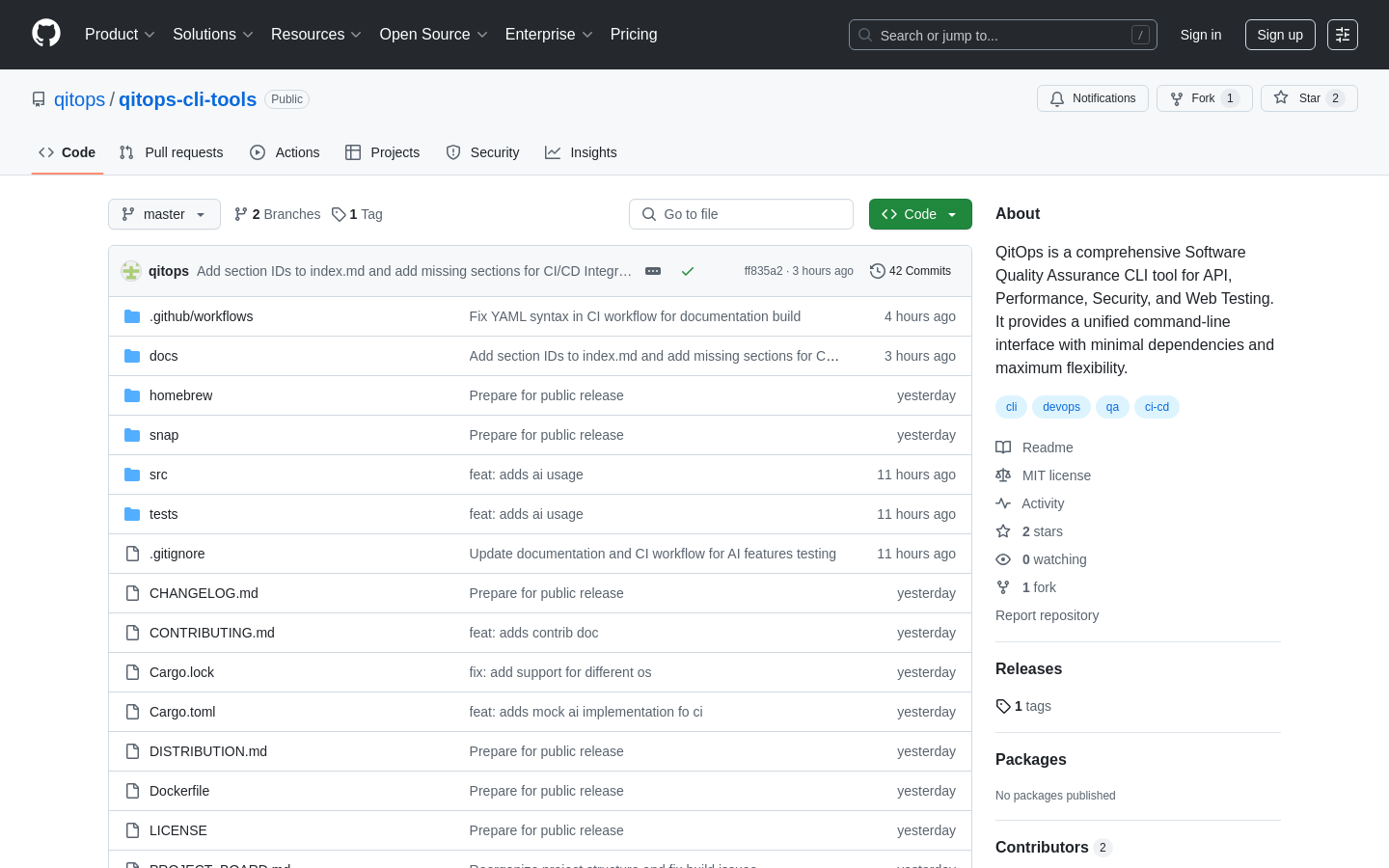 QitOps CLI Tools