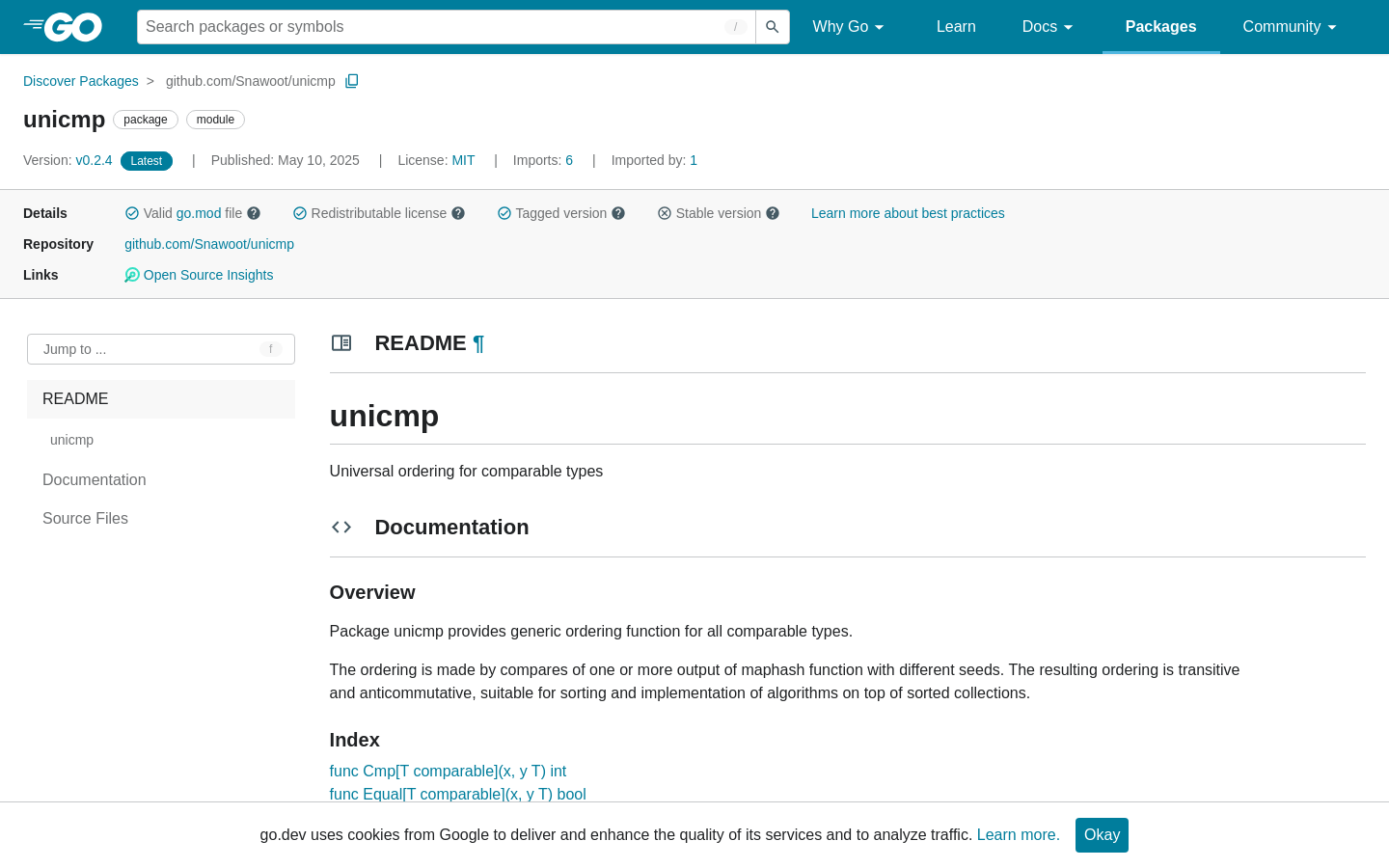 Unicmp