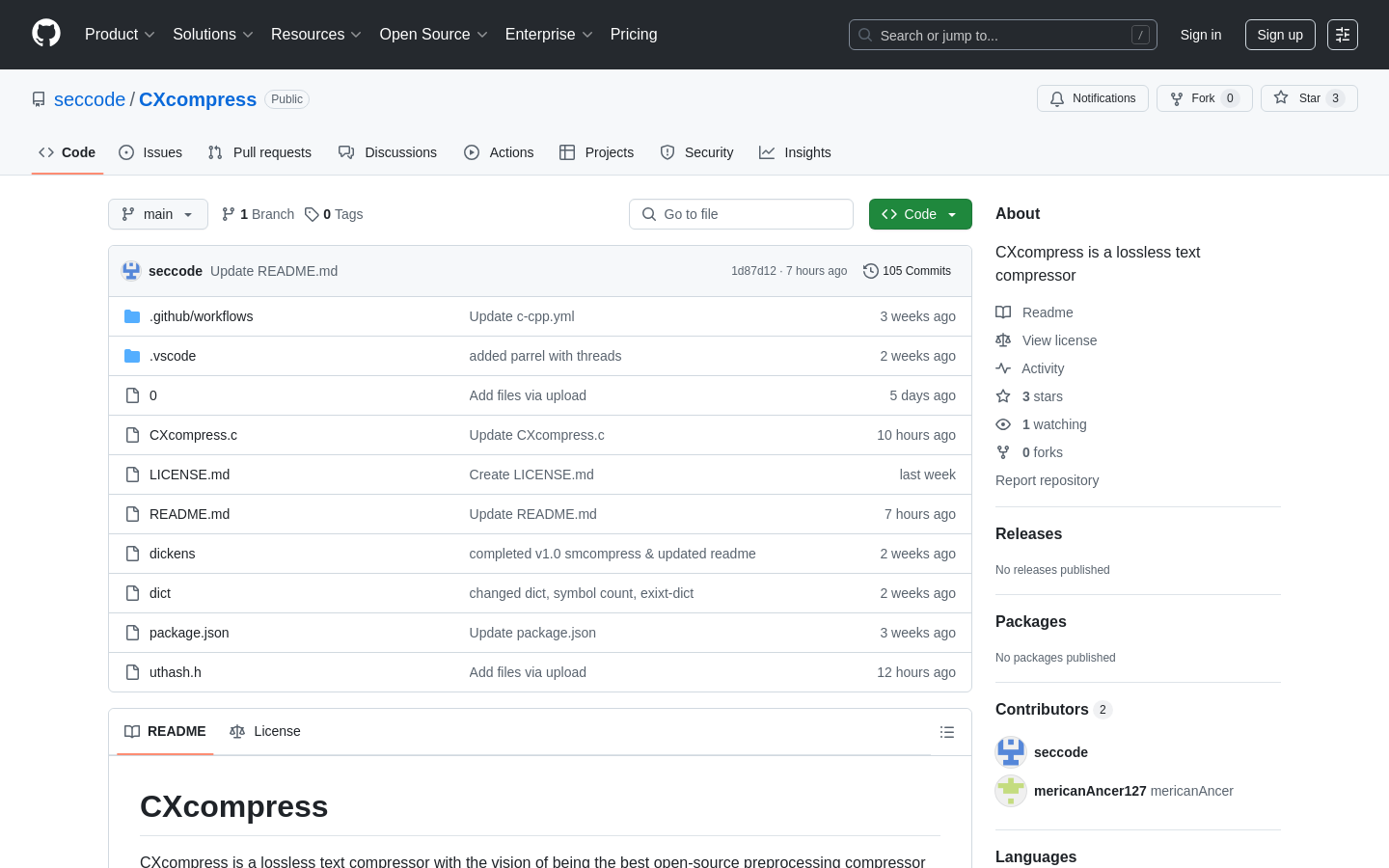 CXcompress