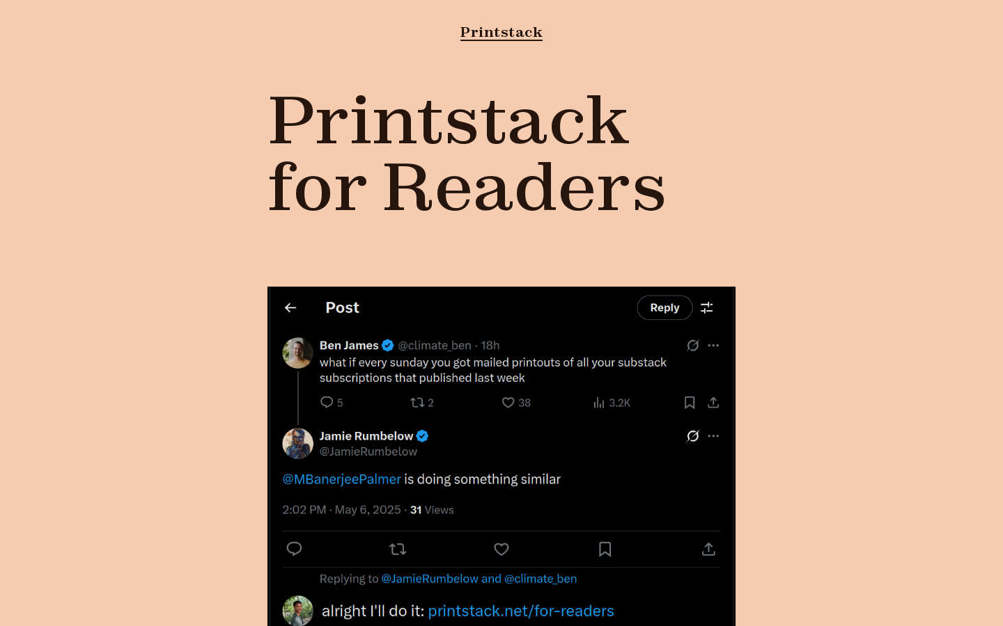 Printstack