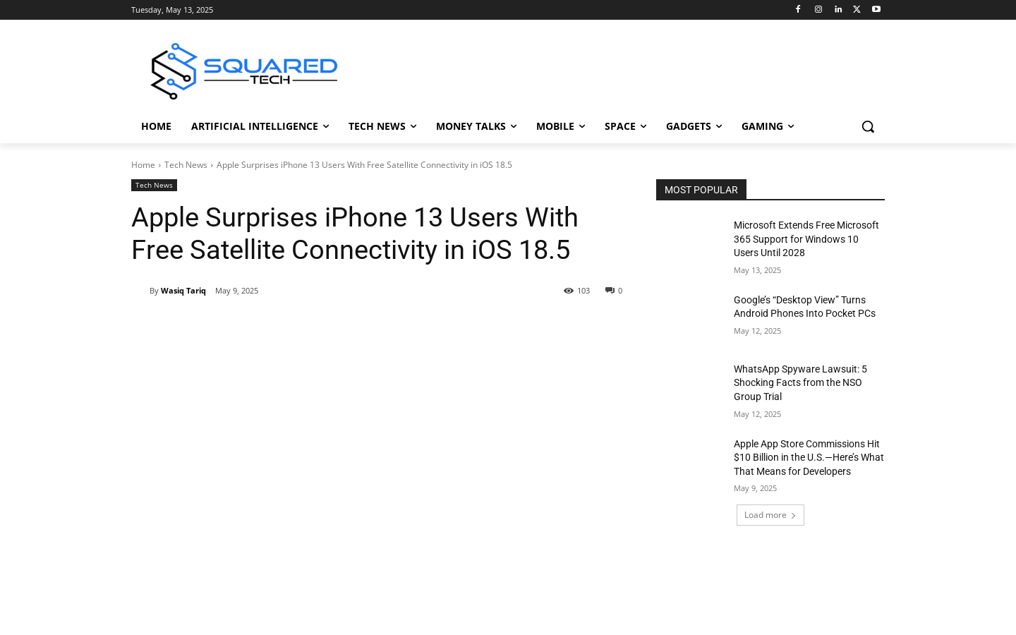 iPhone 13 衛星通信解説