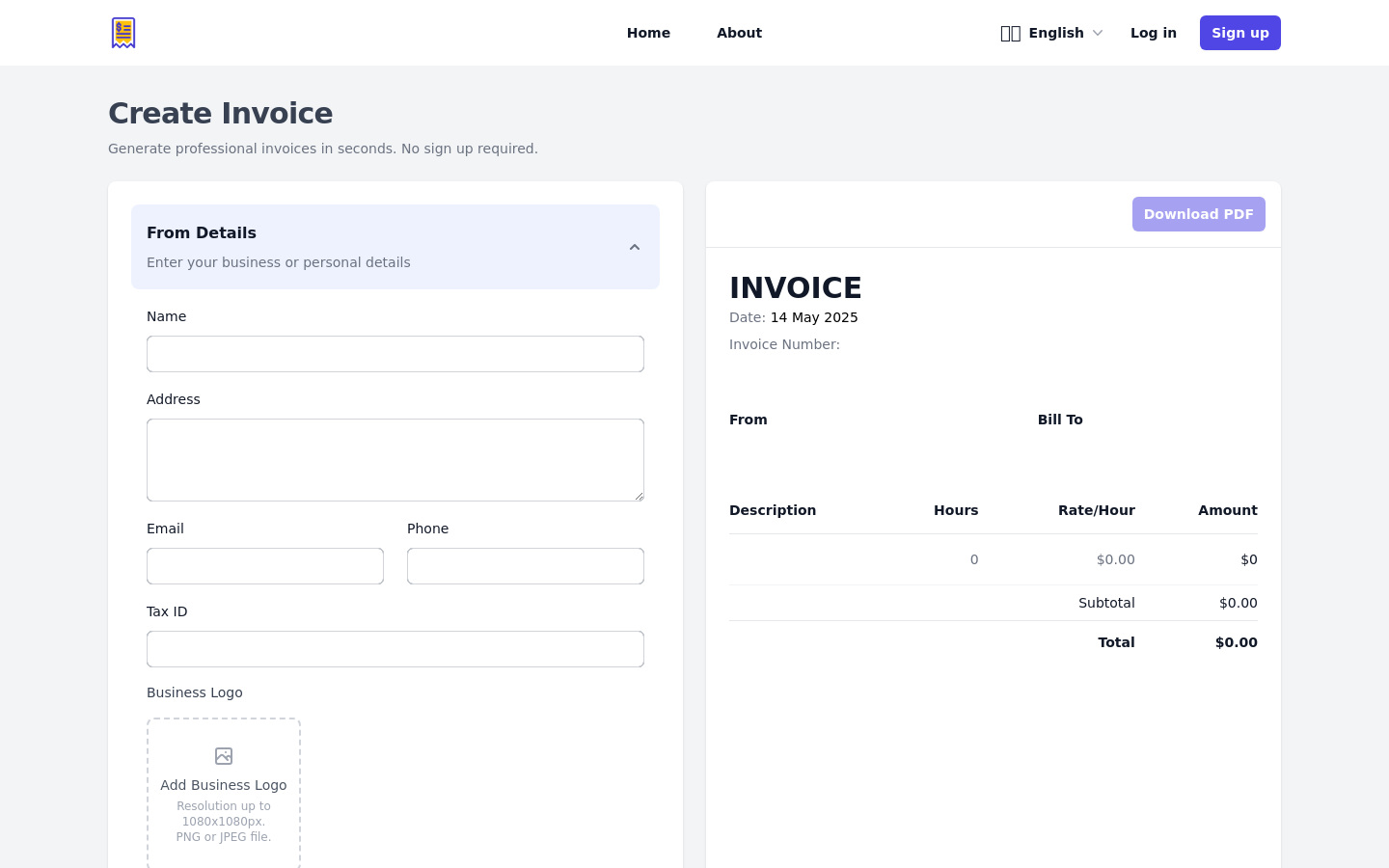 PlainInvoice