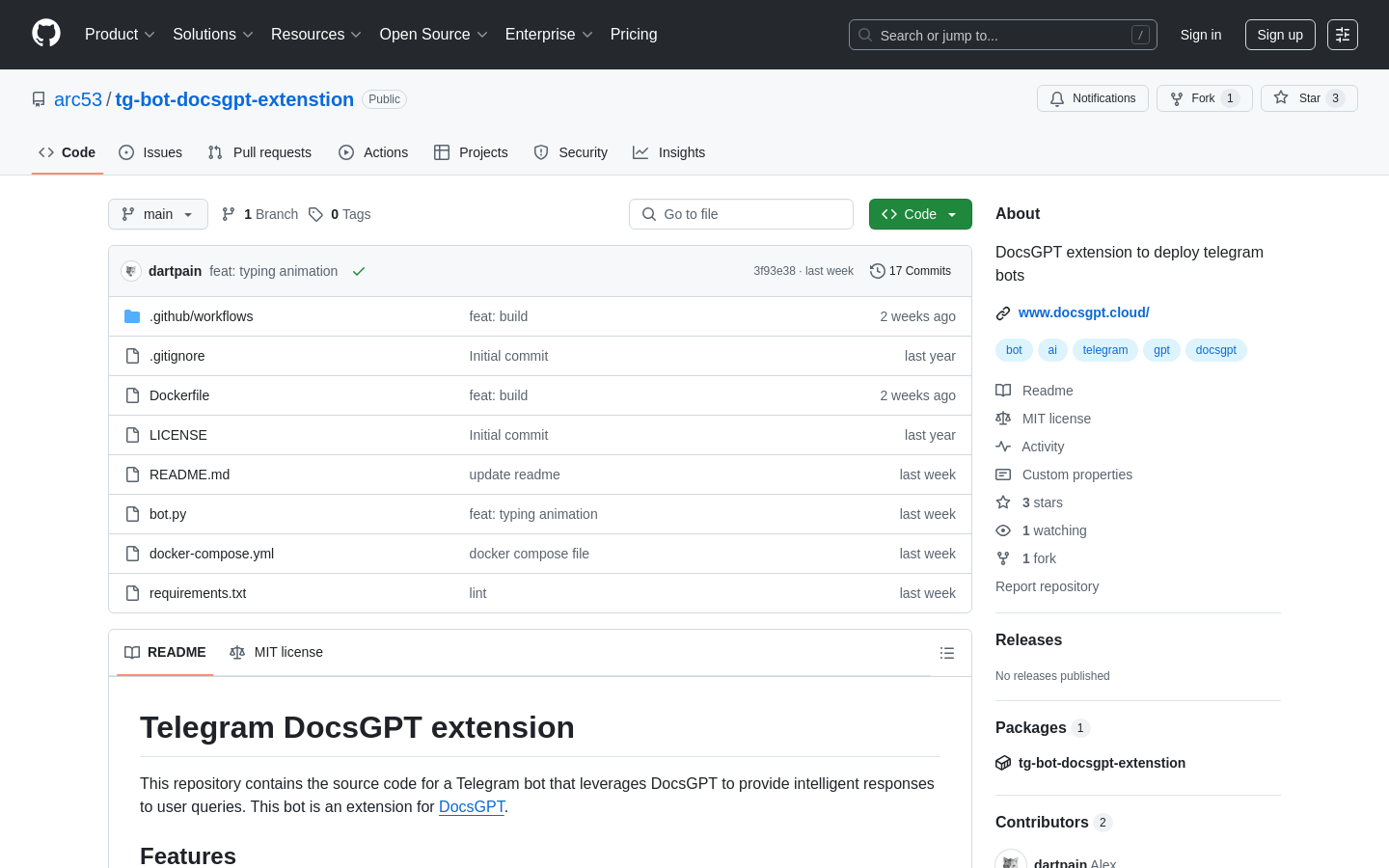 DocsGPT Telegram Bot