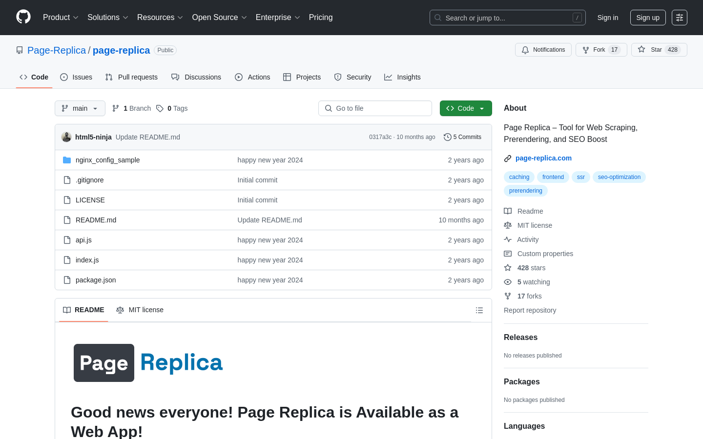 Page Replica