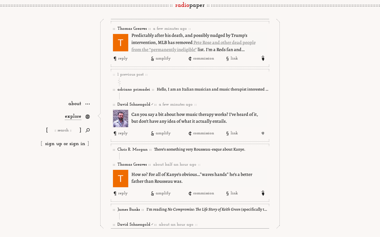 Radiopaper