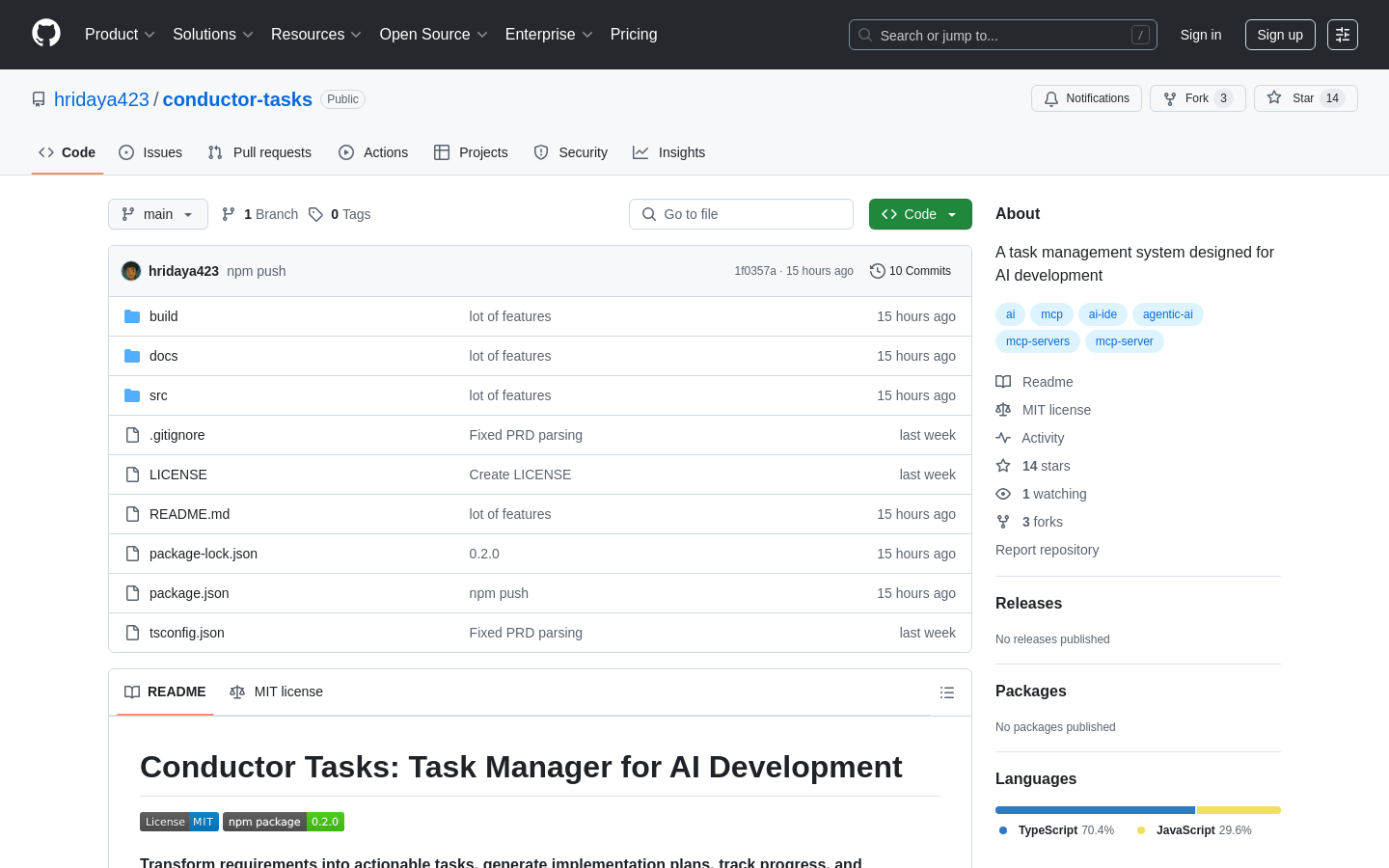 Conductor Tasks