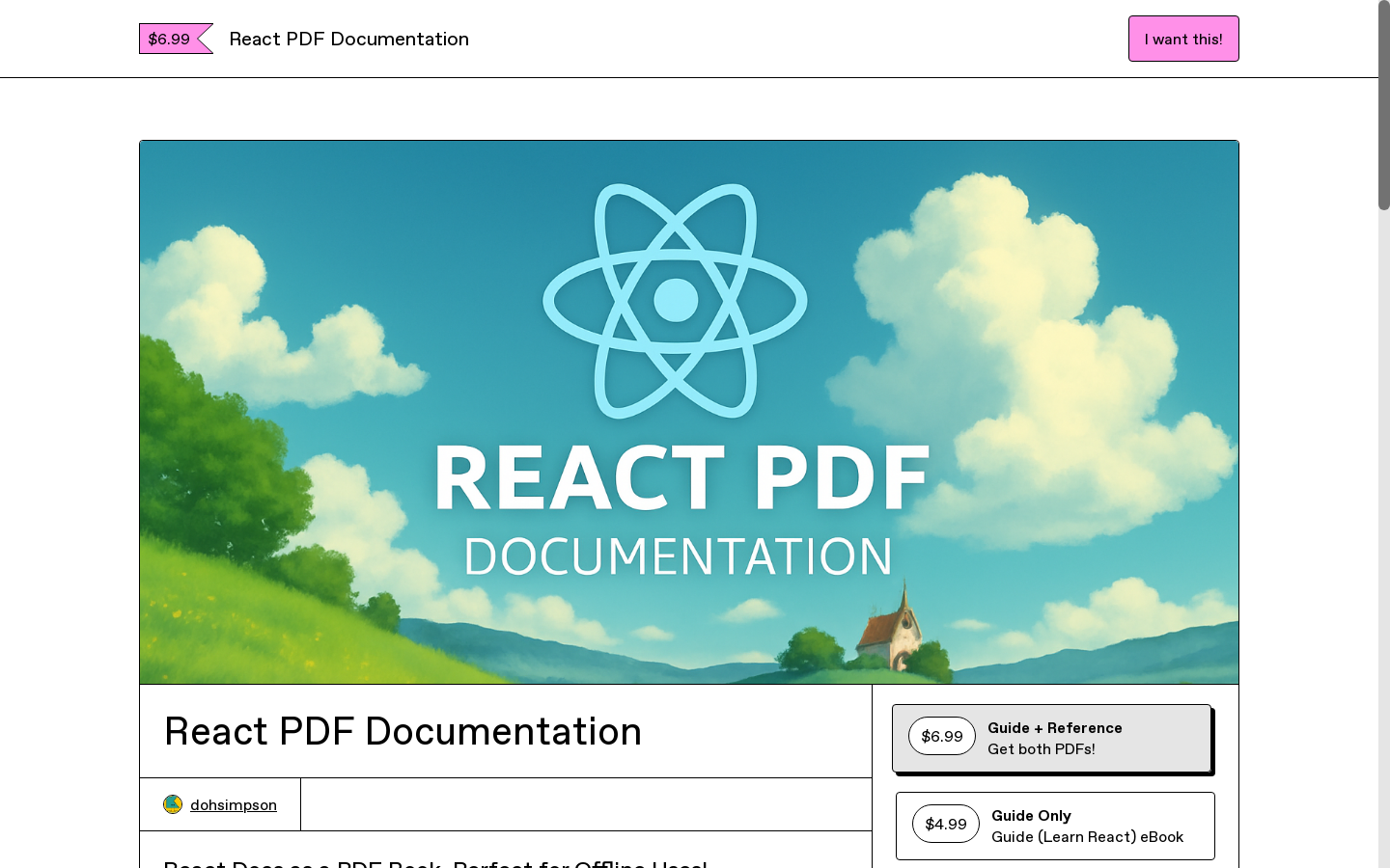 React Docs EBook