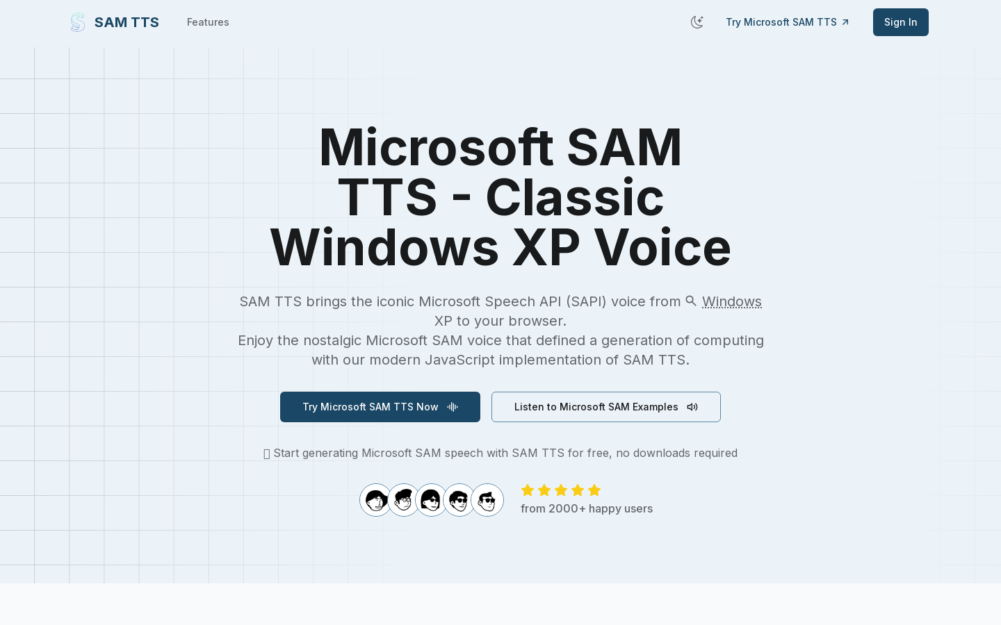 Sam TTS