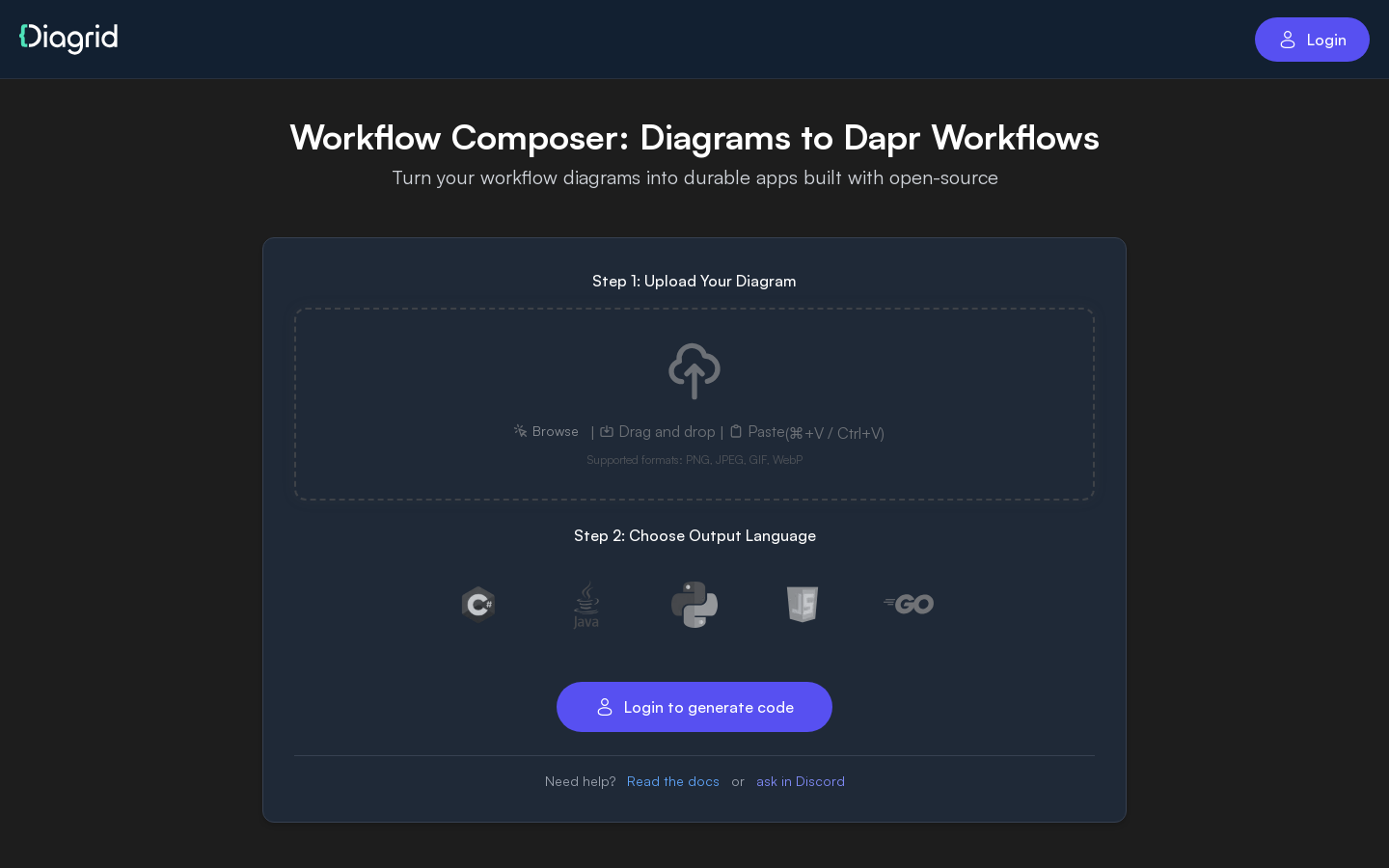 Diagrid Workflows:img