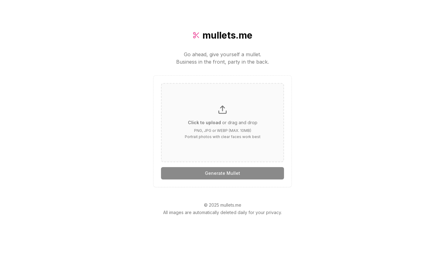 Mullet Generator