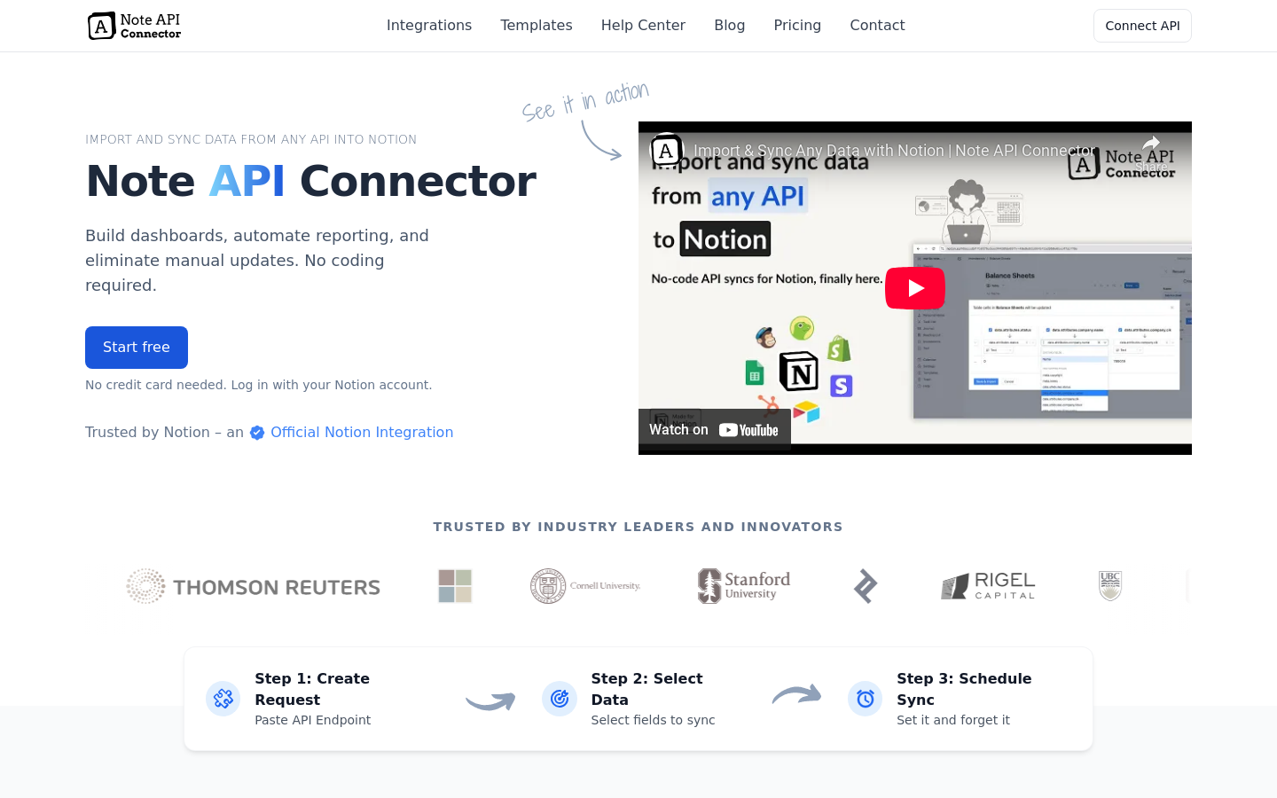 Note API Connector