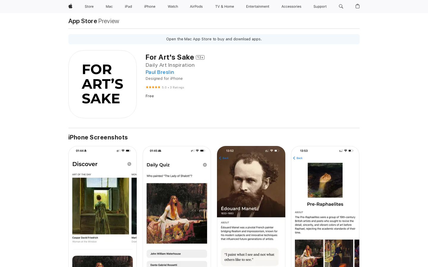 For Art's Sake