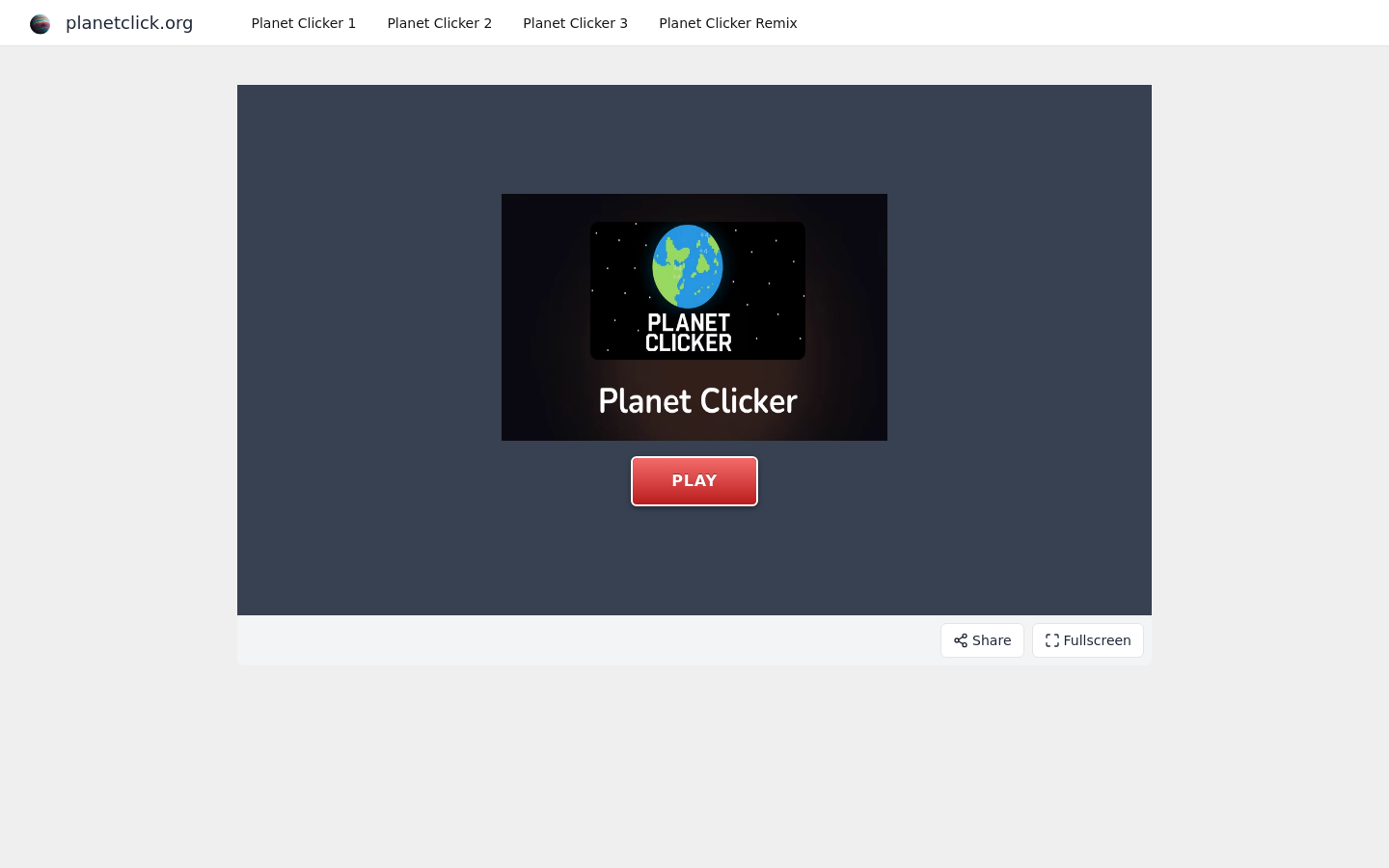 Planet Clicker