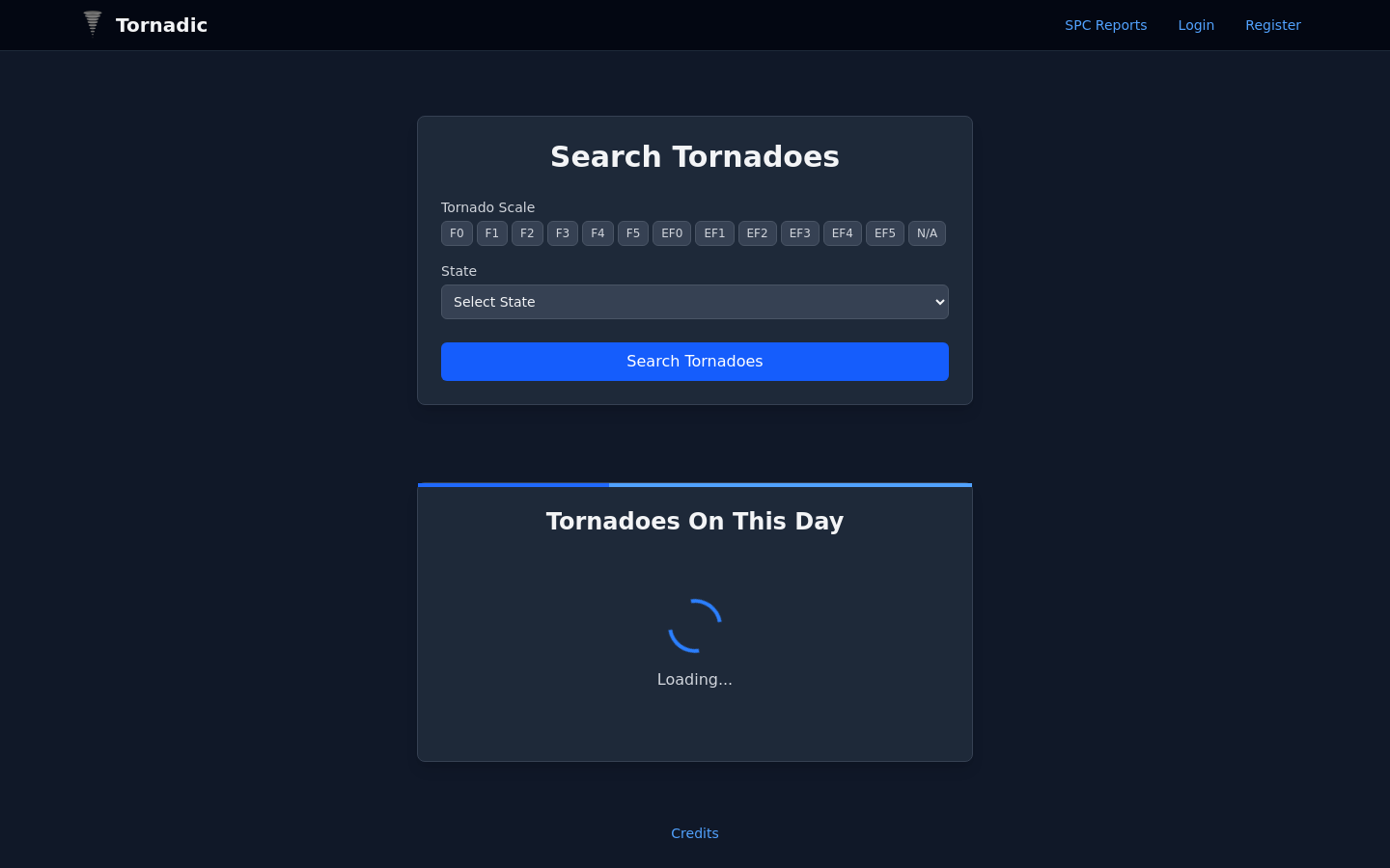 Tornadic:龙卷风信息数据库