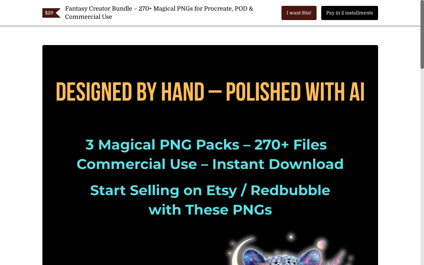 Fantasy PNG Bundle