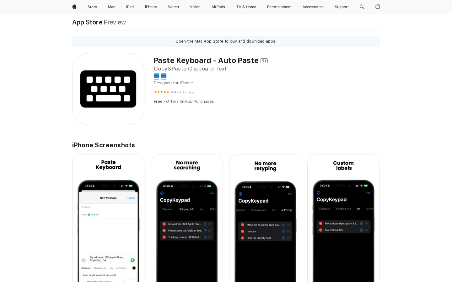 Paste Keyboard